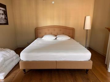 Bed NOX landelijk (lengtemaat 220cm !), Huis en Inrichting, Ophalen, Gebruikt, Tweepersoons, 180 cm