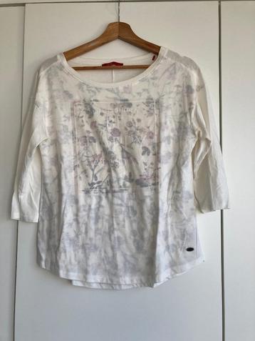 T-Shirt EDC met bloemenmotief, EDC Esprit, Enlèvement ou Envoi, Comme neuf, Taille 36 (S)
