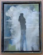 ANDRE DEROO / FIGUUR / OLIEVERF DOEK / 45x35cm / KADER, Ophalen of Verzenden