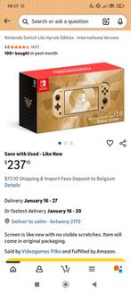 Nintendo switch lite zelda Hyrule edition, Games en Spelcomputers, Spelcomputers | Nintendo Switch, Ophalen of Verzenden