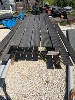 Grote picknick tafel Weg=weg, Gebruikt, Rechthoekig, Hout, Ophalen