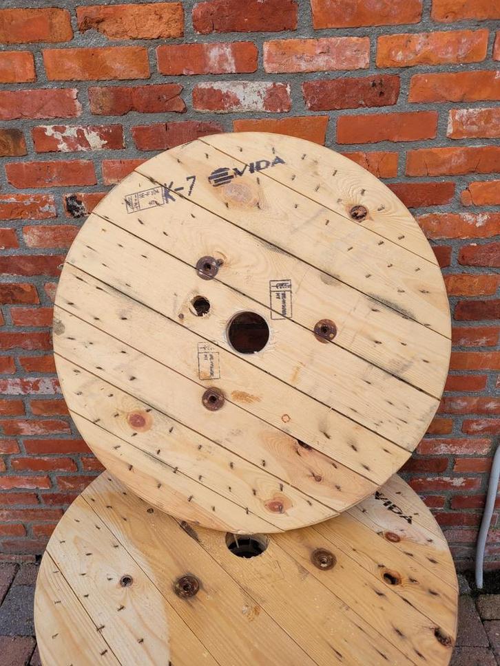 Haspel schijven / bobijn schijven, Doe-het-zelf en Bouw, Hout en Planken, Zo goed als nieuw, Vuren, Minder dan 200 cm, 25 tot 50 mm