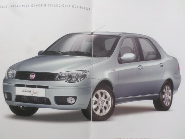 Fiat Albea Sole Brochure, Boeken, Auto's | Folders en Tijdschriften, Ophalen of Verzenden