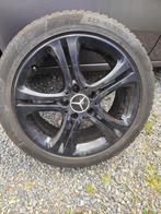 4 pneus Continental sur jantes Mercedes, Auto-onderdelen, Banden en Velgen, Ophalen, Nieuw, 17 inch, Winterbanden
