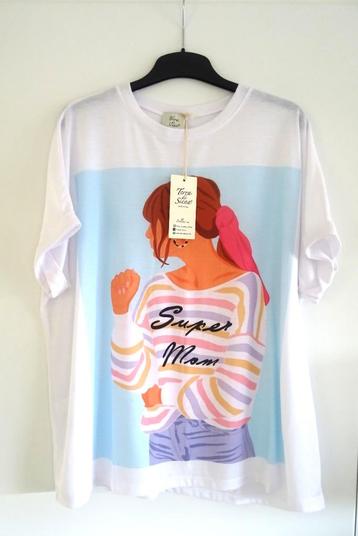 Nieuw Terra Di Sienna Medium oversized T-shirt, voor T50/52