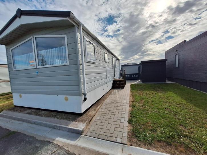 Stacaravan Camping Zilvermeeuw,
Heistlaan 166 Knokke Heist, Caravans en Kamperen, Stacaravans, tot en met 6, Ophalen