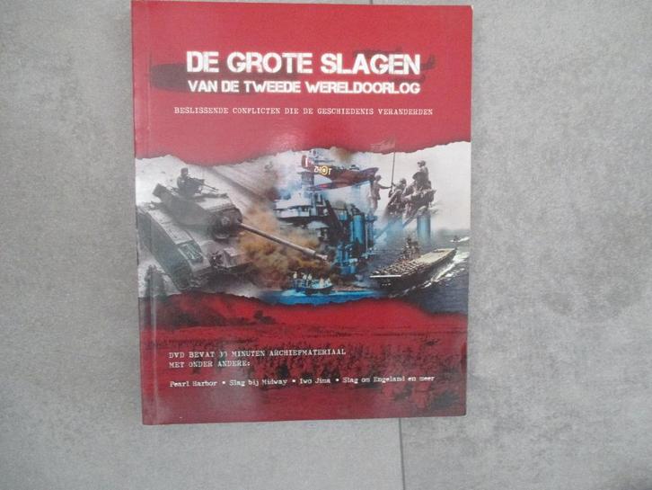 De grote slagen van de tweede wereldoorlog ( Chris Mann), Livres, Guerre & Militaire, Deuxième Guerre mondiale, Enlèvement ou Envoi