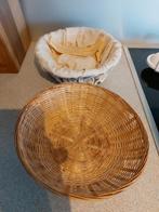 Manden       µt, Ophalen of Verzenden, Rechthoekig, Riet, Mand