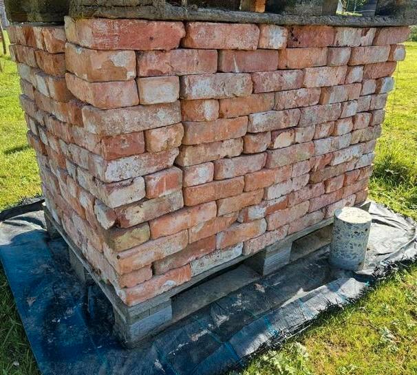 Oude Beerse klinker waalformaat van Vandemoortel Zarren, Doe-het-zelf en Bouw, Metselstenen, Zo goed als nieuw, Ophalen