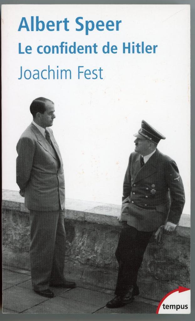 Albert Speer  le confident d'Hitler  Joachim Fest, Livres, Livres Autre, Comme neuf, Enlèvement ou Envoi
