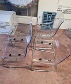 Stoelen Ikea Tobias transparant/verchroomd, Huis en Inrichting, Ophalen, Gebruikt, Overige kleuren, Vier