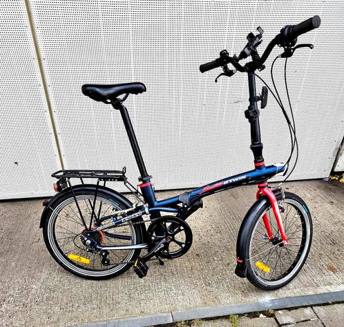 Btwin Tilt 500 vouwfiets + 2 reservewielen, Fietsen en Brommers, Fietsen | Vouwfietsen, Zo goed als nieuw, Overige merken, 18 tot 20 inch