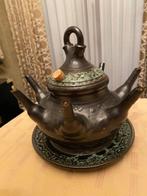 Oude petroleumlamp in keramiek, Antiek en Kunst, Antiek | Verlichting, Ophalen