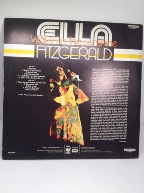 LP - Ella Fitzgerald - Walkin' In The Sunshine (Vinyle), CD & DVD, Vinyles | Jazz & Blues, Comme neuf, Jazz, 1960 à 1980, 12 pouces
