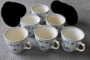 6 tasses à café motif Copenhague (diamètre = 8 cm) beschikbaar voor biedingen