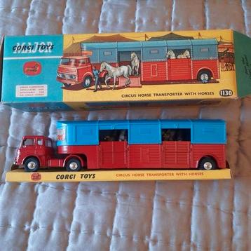 CORGI MAJOR nr.1130 CIRCUS HORSE TRANSPORTER*VINTAGE*NEW* beschikbaar voor biedingen