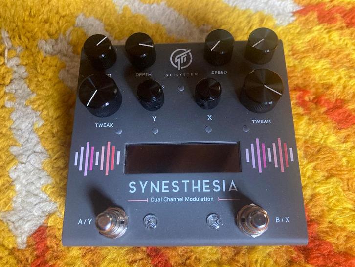 GFGI System Synesthesia Pedal Multieffects, Muziek en Instrumenten, Effecten, Zo goed als nieuw, Chorus, Delay of Echo, Distortion, Overdrive of Fuzz