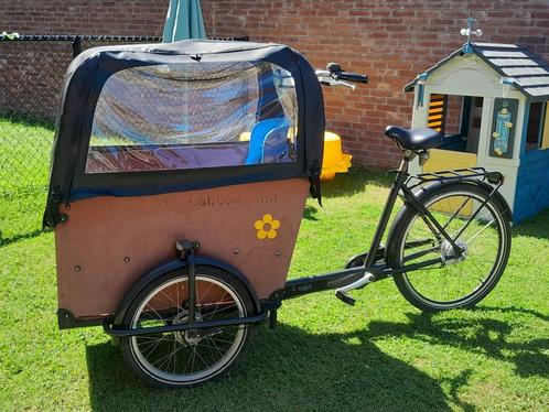 Babboe big met accessoires, Fietsen en Brommers, Fietsen | Bakfietsen, Gebruikt, Overige merken, 4 kinderen of meer, Ophalen
