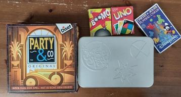 Partyspellen – Jungle Speed Deluxe + Party & Co beschikbaar voor biedingen