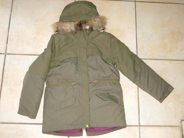 Een kaki jas, 143-150cm, NIEUW, Enfants & Bébés, Vêtements enfant | Taille 146, Neuf, Fille, Manteau, Enlèvement ou Envoi