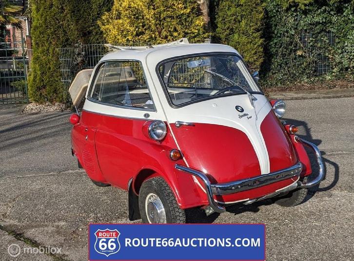 BMW Isetta | 1957 | Route 66 Auctions, Auto's, Oldtimers, Bedrijf, Te koop, BMW, Benzine, Overige carrosserie, Handgeschakeld