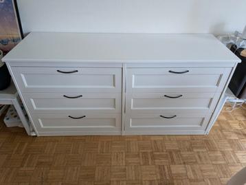 Commode IKEA 6 tiroirs (Songesand), Enlèvement, Comme neuf
