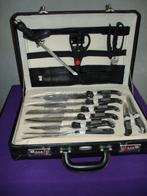 Complete 24 delige messenset in koffer Rosenbaum Solingen., Ophalen of Verzenden, Nieuw, Inox of Chroom, Bestekset