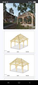 Terrasse couverte maison abri poolhouse bois massif