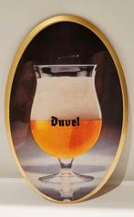 Duvel bier reclamebord bord brouwerij antiek glacoide, Verzamelen, Biermerken, Ophalen of Verzenden, Duvel