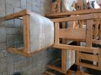 6 stoelen, Huis en Inrichting, Stoelen, Ophalen, Hout, Bruin, Massief eiken