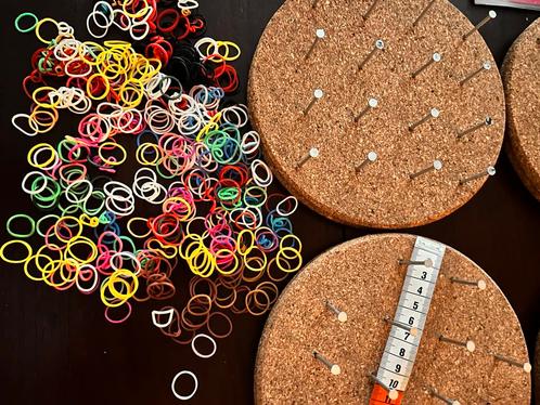 5 geoborden +opdrachtkaarten+rekkers, Kinderen en Baby's, Speelgoed | Educatief en Creatief, Zo goed als nieuw, Ophalen of Verzenden
