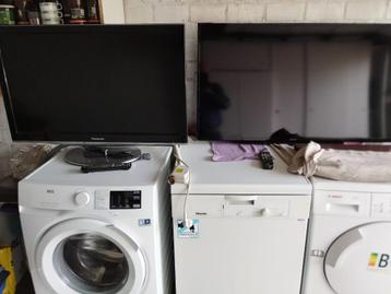 Droogkast, vaatwas, wasmachine en TV (2X)