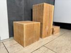 Houten sokkel 20x20 cm in diverse lengtes, Huis en Inrichting, Verzenden