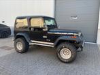 Jeep wrangler oldtimer V8, Auto's, 4 zetels, Zwart, Zwart, Bedrijf