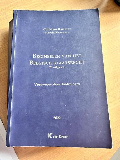 boek : Beginselen Belgisch Staatsrecht (KUL) + gratis grondw, Boeken, Studieboeken en Cursussen, Ophalen of Verzenden