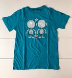 blauw t-shirt JBC I am Boys 140 robot mannetjes, Kinderen en Baby's, Jongen, Gebruikt, Ophalen of Verzenden, Shirt of Longsleeve