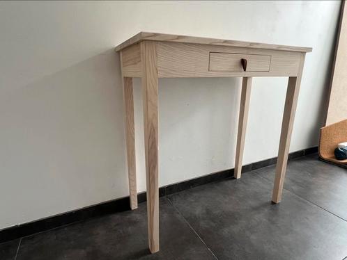 Unieke houten haltafel met lade., Huis en Inrichting, Tafels | Sidetables, Nieuw, Ophalen