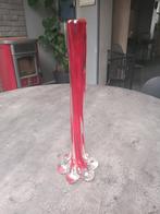 Vase soliflore rouge Murano, Rouge