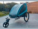Fietskar Thule Coaster XT 2 kinderen inklapbaar, Ophalen, Zo goed als nieuw, Opvouwbaar