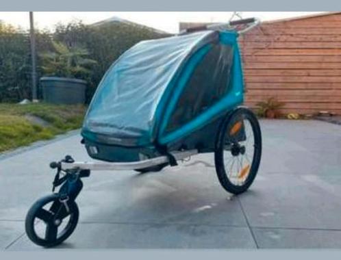 Fietskar Thule Coaster XT 2 kinderen inklapbaar, Fietsen en Brommers, Fietsaccessoires | Aanhangwagens en Karren, Zo goed als nieuw