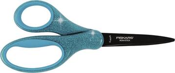 Fiskars Kinderschaar 18cm met Blauw of Paarse glitters beschikbaar voor biedingen