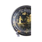 Plateau Napoléon III décor du Japon en métal noir, Antiquités & Art, Antiquités | Accessoires de maison, Enlèvement ou Envoi