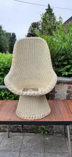 Fauteuil en osier, Ophalen of Verzenden, Gebruikt, Wicker