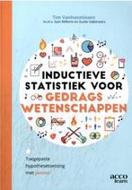 Inductieve statistiek voor gedragswetenschappen, Livres, Livres d'étude & Cours, Enlèvement ou Envoi