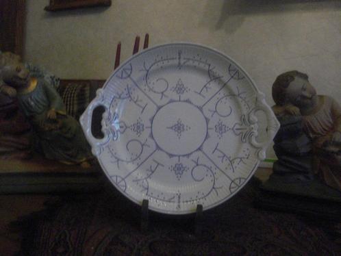 ronde presenteer- serveerschaal rond boch copenhague, Antiek en Kunst, Antiek | Servies los, Ophalen of Verzenden