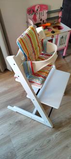 Babyset Stokke Tripp trapp wit, Ophalen, Zo goed als nieuw