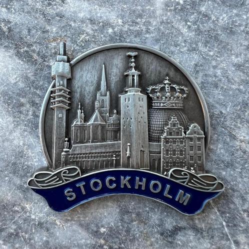 Oldtimer plaquette Zweden Stockholm VW Kever KG t1 Volvo Mk1, Auto diversen, Auto-accessoires, Zo goed als nieuw, Ophalen of Verzenden