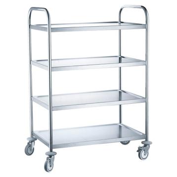 horeca RVS inox rolwagen 4 niveaus beschikbaar voor biedingen