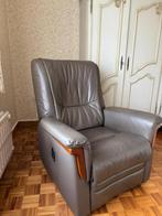 Relax zetel, Huis en Inrichting, Ophalen, Gebruikt, 75 tot 100 cm, Leer