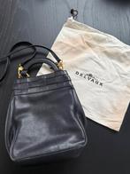 Delvaux Roseau, Handtassen en Accessoires, Tassen | Damestassen, Ophalen, Zo goed als nieuw, Zwart, Handtas